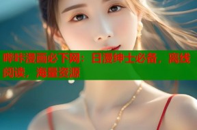 哔咔漫画必下网：日漫绅士必备，离线阅读，海量资源